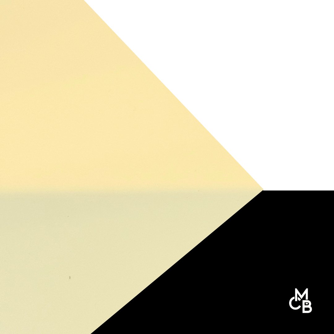 1/8" Matte Ivory Cast Acrylic Sheets | Matte/Gloss Finish - Acrylic Sheets